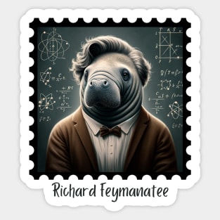 Richard Feymanatee Sticker